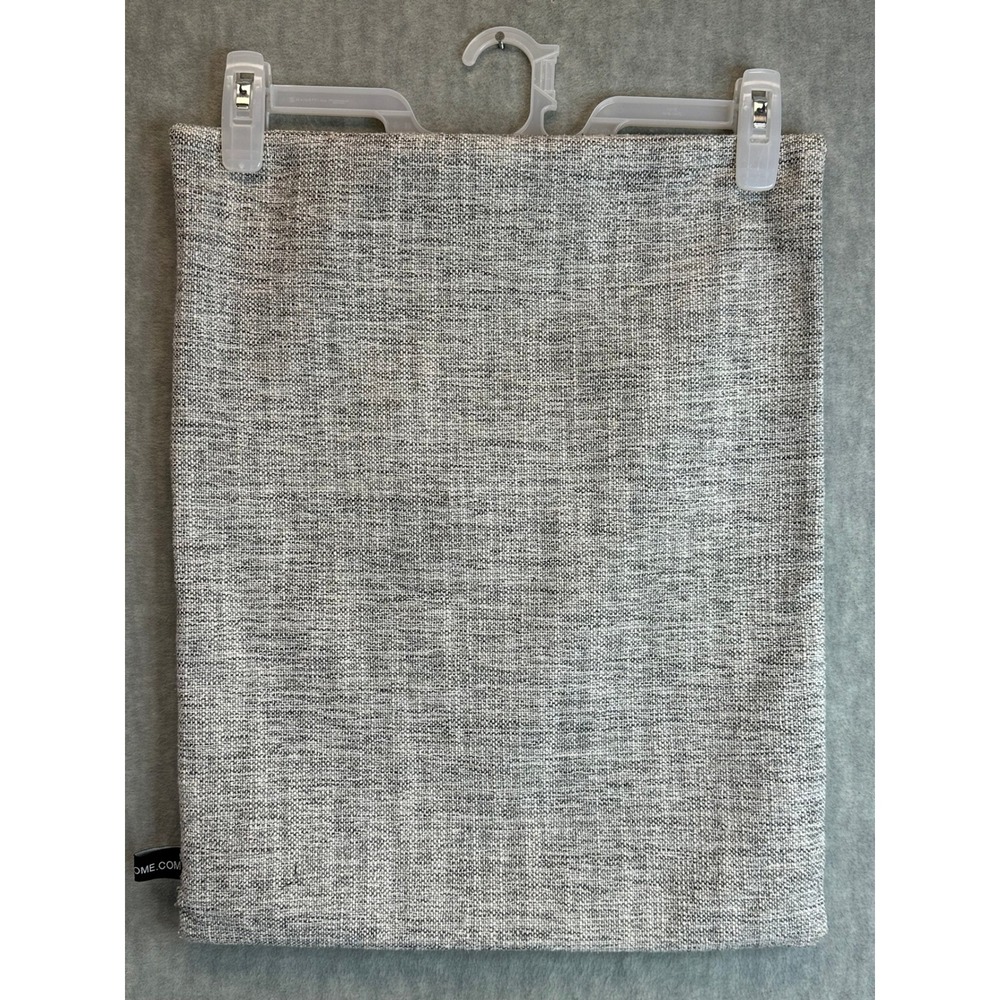 Rodeo Home Pillow Cover Set of 2 Gray Textured Weave Hidden Zipper‎